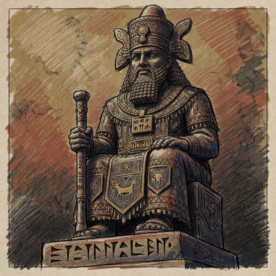Babylonian god, Bel or Belus